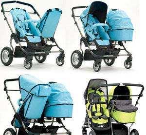 FirstWheels City Twin прогулочная для двойни Москва