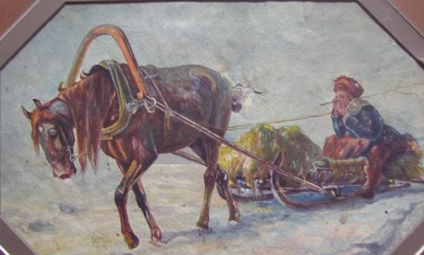 Картина бумага акварель 1906 г.  1  f-artplanet.ru Москва