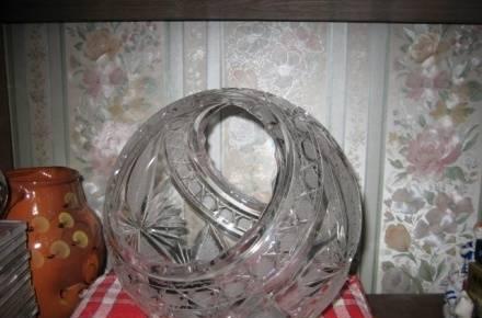 Хрусталь корзина СССР  торг Москва