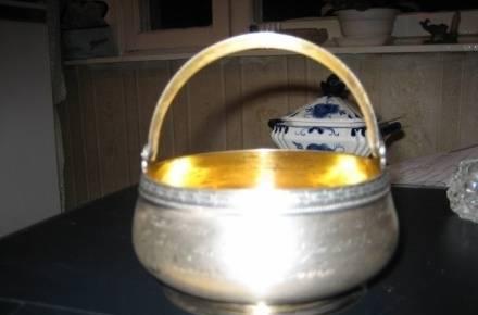 конфетница серебро 875 пр. ютф Москва