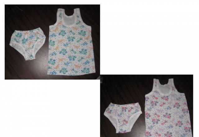 Комплект (майка+ трусы) Размер 26-28 Москва