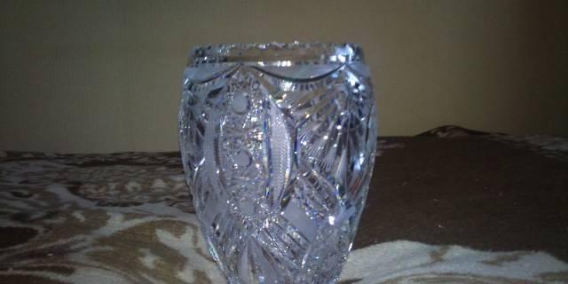 Хрустальная ваза для цветов Москва