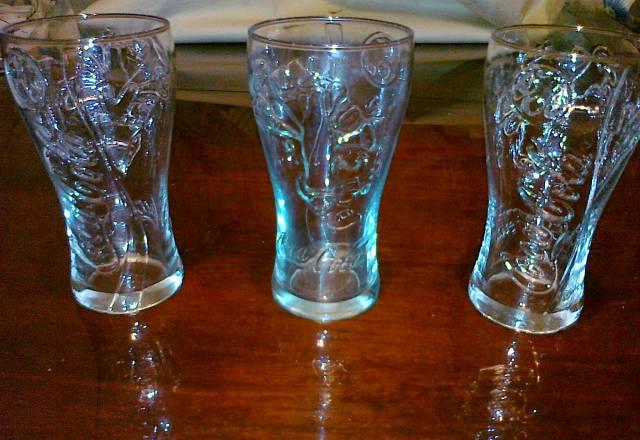 Набор из 5 стаканов от компании "Кока-кола" Москва