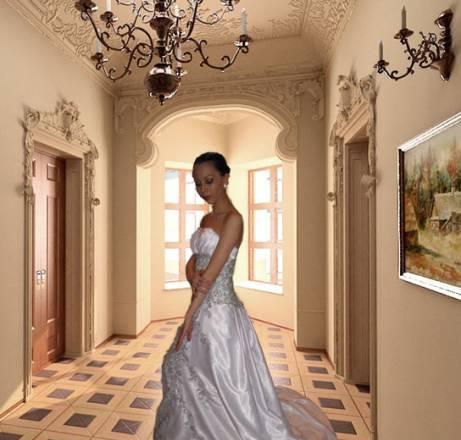 Новое Свадебное платье со шлейфом  распродажа Москва