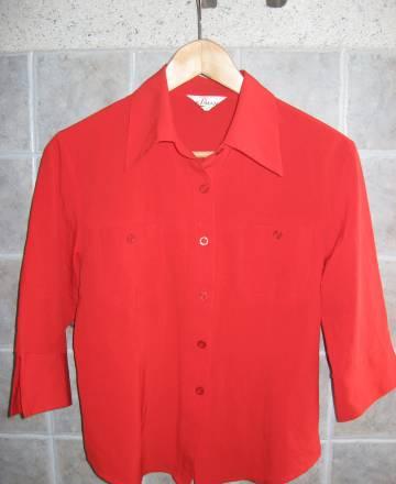 Рубашка женская р.44, рукав 3/4 Москва