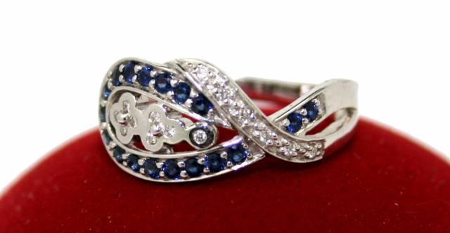 Кольцо сапфиры Владимир