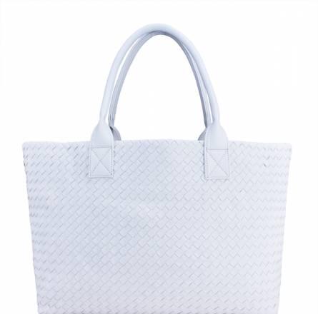 Новая белая плетеная сумка Москва