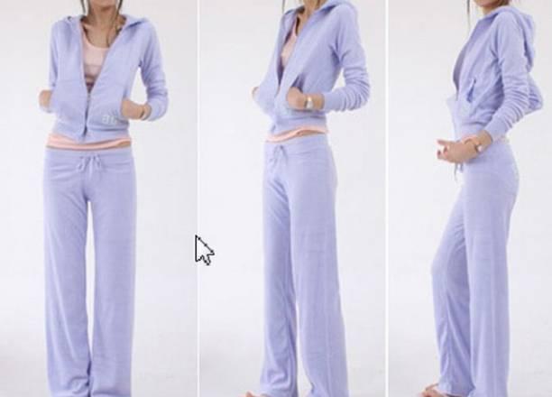 Махровый костюм лавандового цвета, S-M Москва