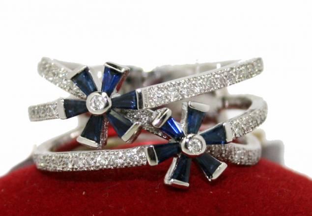 Кольцо сапфиры Владимир