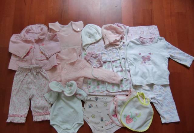 Вещи на девочку 0-6 месяцев Москва