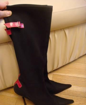 Сапоги весна- осень ткань Москва