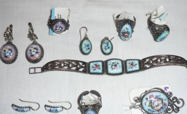 Браслет, финифть Москва