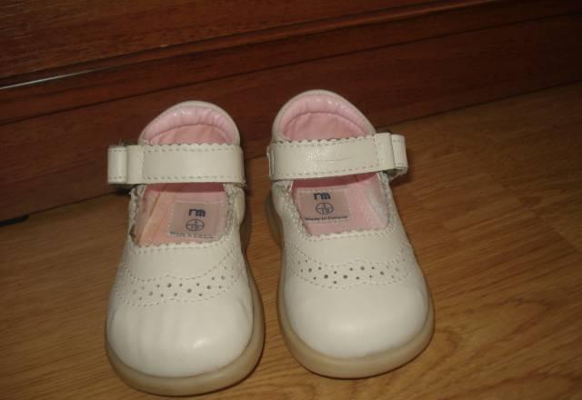 Кожаные туфли Mothercare 19 р-р Москва