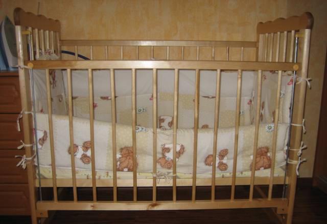 Кроватка+матрас+бортики 3000р Москва