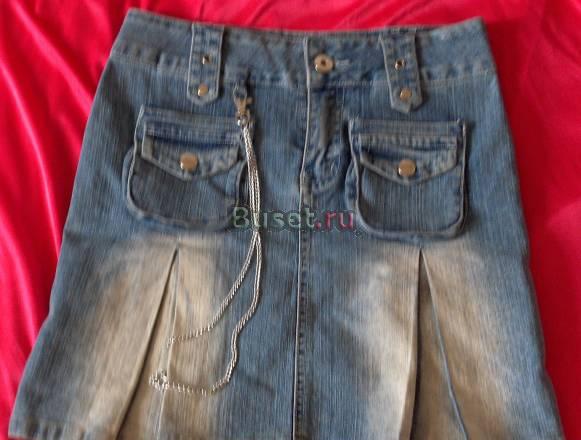 Юбка джинсовая, стретч Москва