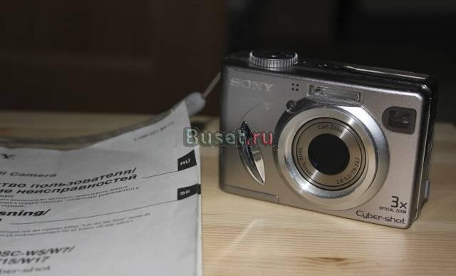 Фотоаппарат Sony Cyber-shot DSC-W5 Санкт-Петербург
