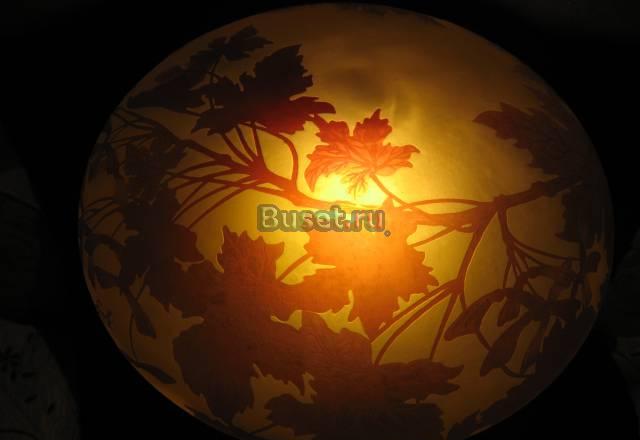 Светильник Эмиль Галле высота 65см диам.плафона 43 Москва