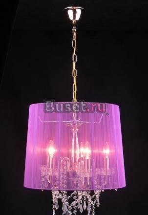 Люстра хрустальная с абажуром Москва