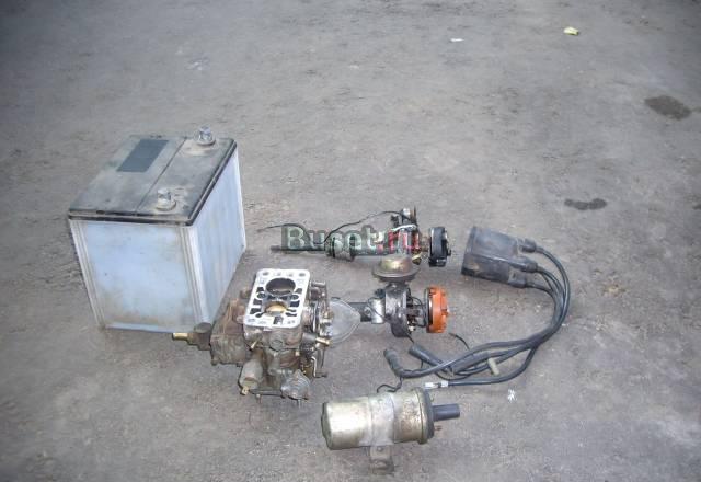 Акамулятор,2 трамблера,карбюратор,катушка Москва