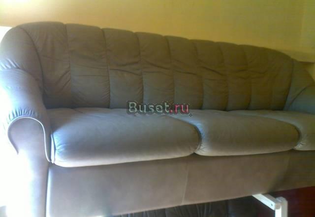 Диван кожаный + 2 кресла Санкт-Петербург