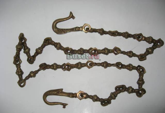 Бронзовая цепь-подвеска Москва