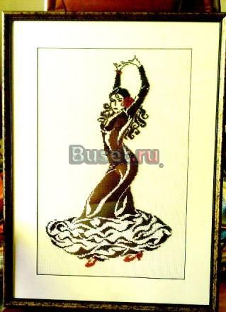 Танцовщица - вышивка бисером Москва