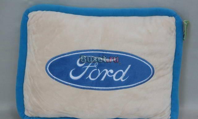 Подушка автомобильная "Форд" плюшевая Москва