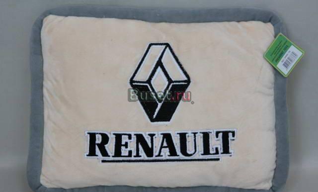 Подушка автомобильная "Рено" плюшевая Москва