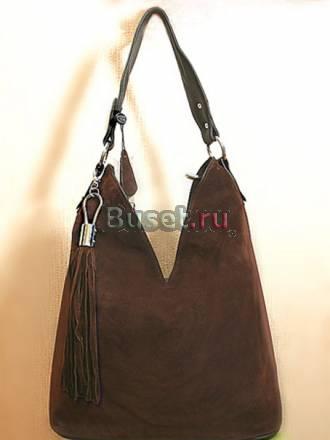 Дешево Прекрасная замшевая сумка Москва