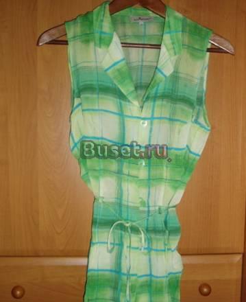 Блузка Зарина салатная летняя, р-р 48, 100 руб.  Санкт-Петербург