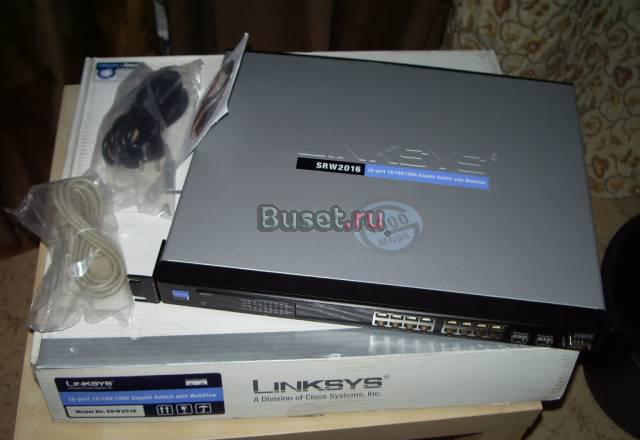 Switch Linksys SRW2016 Москва