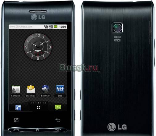 Новый Android-коммуникатор LG GT540 Optimus Москва