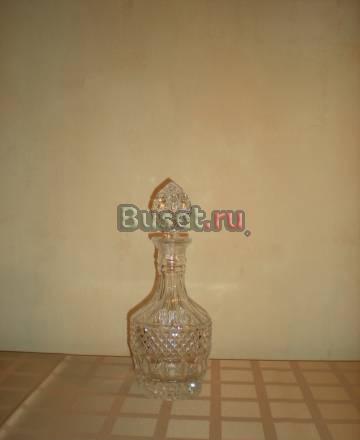 Графин-штоф хрустальный  Чехия Москва