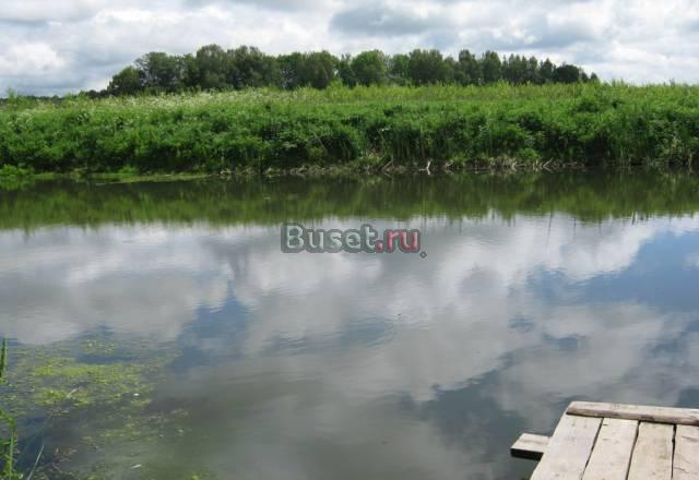 Участок 15 сот. 150 км от МКАД,рядом пруд,река Алексин