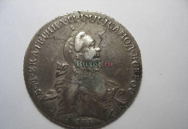 1 рубль 1764 Екатерина 2 Москва