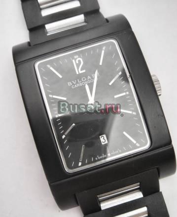 Bvlgari carbon rettangold наручные часы Москва