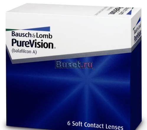 Линзы PureVision от BauchLomb (-6.5) 3шт Москва