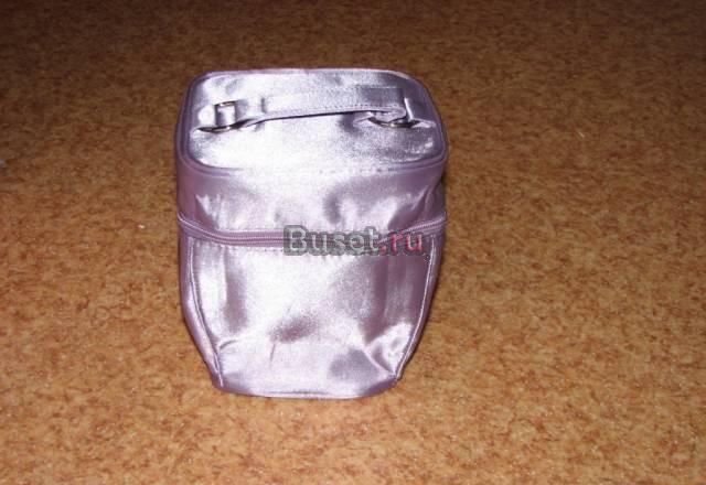 Атласный сиреневый несессер Москва