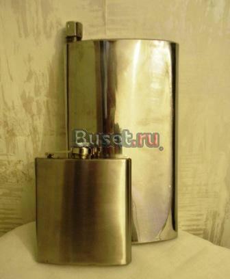 Две фляги (нержавейка) Москва