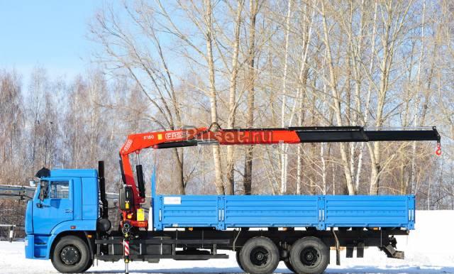 Бортовой КамАЗ 65117 с кран-манипулятором Москва