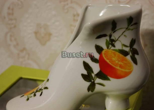 Салфетница-сапожок (новая, в подарочной коробке) Москва