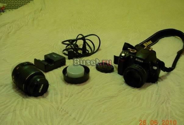 Nikon d60 + 2 объектива + сумка + карта памяти Москва