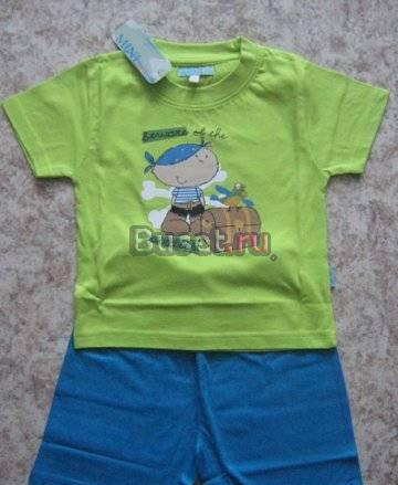 Яркий комплект д/мальч. (шорты+футб) хлопок, р.120 Санкт-Петербург