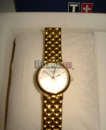 Часы женские tissot Швейцария оригинал, позолота Москва