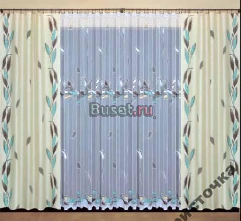 Комплект шторы+тюль. Новый, в упаковке Москва