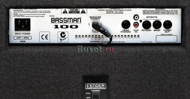 Басовый комбик Fender bassman100 Москва