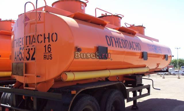 Полуприцеп- цистерна + тягач Камаз 65116 Уфа
