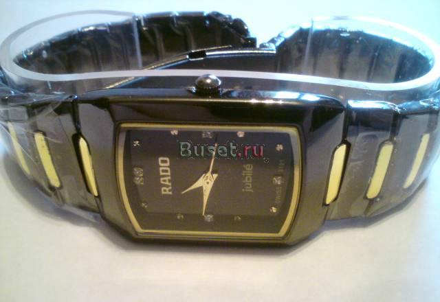 Часы rado позолота, фианиты Москва