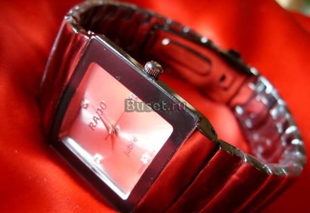 Часы rado белый экран, фианиты Москва