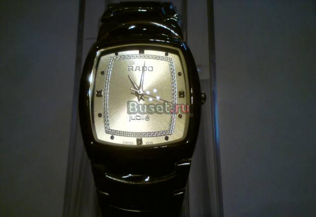 Часы rado, белый экран, фианиты Москва